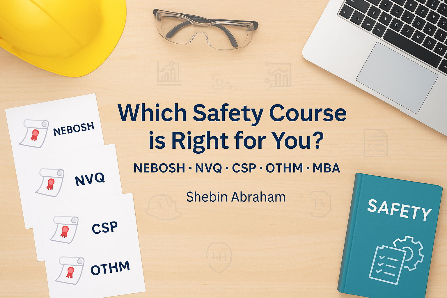 Which Safety Course Should You Study? NEBOSH, NVQ, CSP, OTHM, or MBA – What’s Right for Your HSE Career? 2 Safety Courses Guide